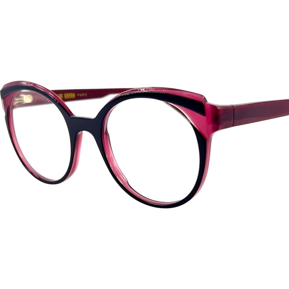 Caroline Abram Segolene Womens Eyeglass Frame 521 Plum - Picture 2 of 5